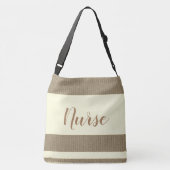 職業 – ナースありがとう!プレゼント クロスボディバッグ (裏面)