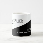 職業(写真家)半黒半白 コーヒーマグカップ (中央)