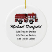 職業 – 消防士 – SRF セラミックオーナメント (裏面)