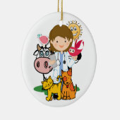 職業 – 獣医 – SRF セラミックオーナメント (右)