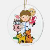 職業 – 獣医 – SRF セラミックオーナメント (左)