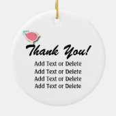 職業 – 獣医 – SRF セラミックオーナメント (裏面)