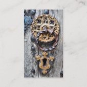 職業、錠前職人 名刺 (裏面)