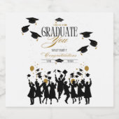 職素晴らし生だ！パーティーまでの祝時間 スパークリングワインラベル (シングルラベル)