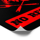 肉おもしろい汗なし後悔 ポスター (角)