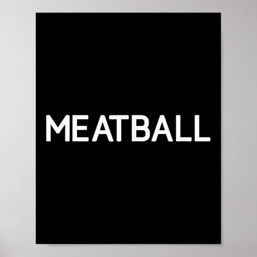 肉おもしろい球、ジョーク、皮肉 ポスター (正面)