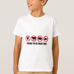 肉があること誇りを持った放して下さい Tシャツ