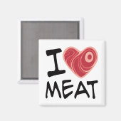 肉が大好き マグネット (正面/裏面)