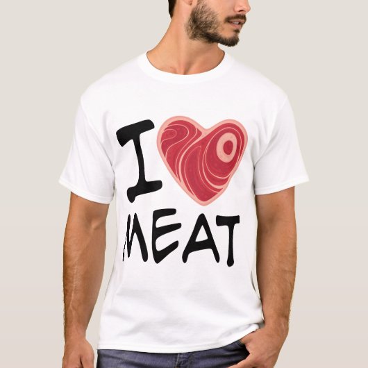 肉が大好き Tシャツ (正面)