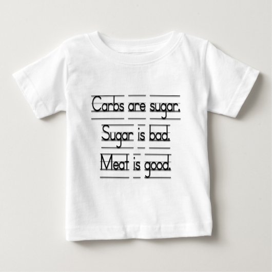 肉が好い ベビーTシャツ (正面)