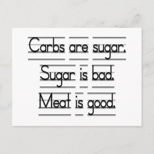 肉が好い ポストカード (正面)