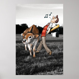 肉だ！ポスタープリント ポスター