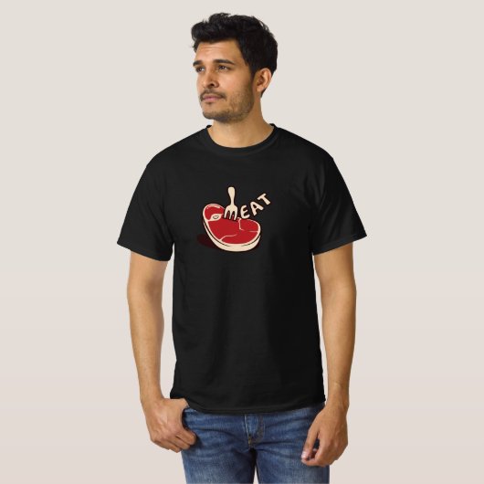 肉だ Tシャツ (正面フル)