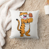 肉とトラ クッション (ブランケット)