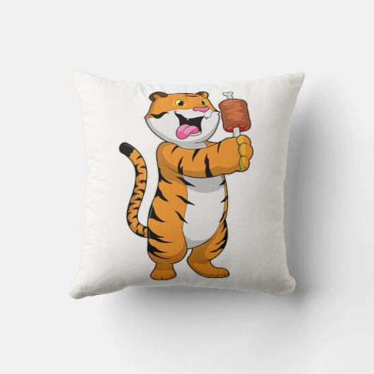 肉とトラ クッション (裏面)