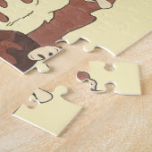 肉とポテトミートローフマッシュルームグレービーダイナー ジグソーパズル (側面)