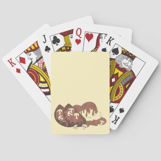 肉とポテトミートローフマッシュルームグレービーダイナー トランプ (裏面)