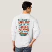肉とポテト Tシャツ (裏面フル)