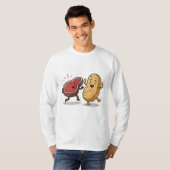 肉とポテト Tシャツ (正面フル)