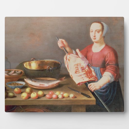 肉と魚の余生と調理師 フォトプラーク (正面)