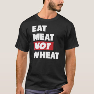 肉ないムギを食べて下さい Tシャツ