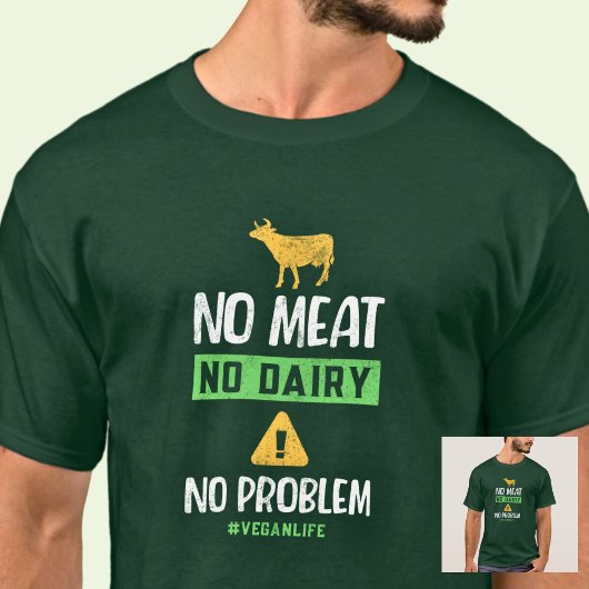 肉なし乳製品なし問題なし#VeganLife Tシャツ