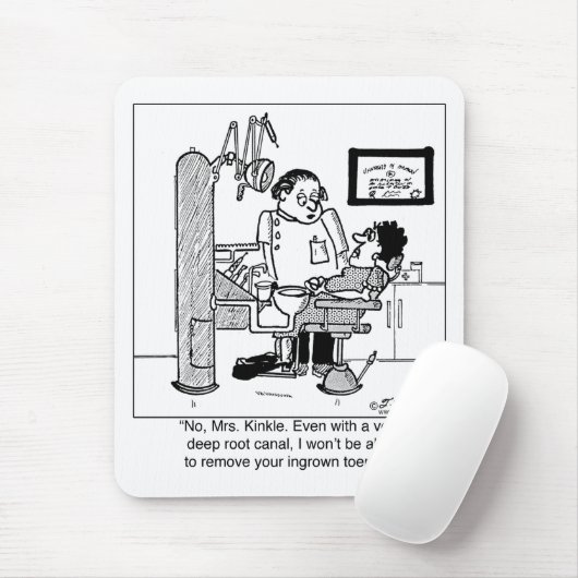 肉に食い込んだ足指の爪を取除く深い根管か。 マウスパッド (マウス)