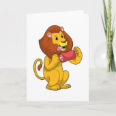 肉のライオン カード (正面)