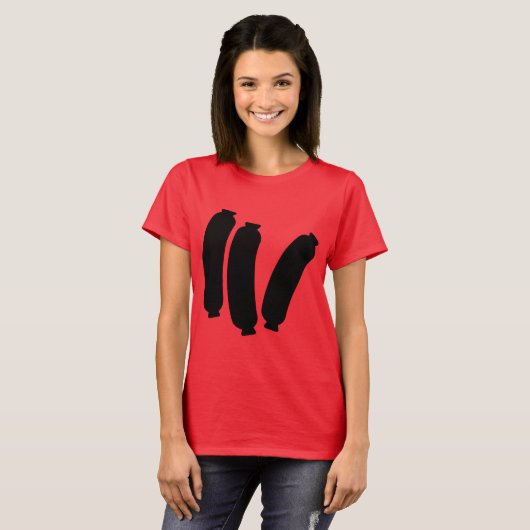 肉のリンク Tシャツ (正面フル)