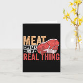 肉の汗はBbqの好実在きである カード (黄色い花)