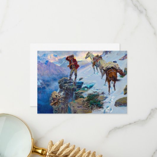 肉の肉ではない'それはラッセルによってパンに入るまで サンキューカード (正面/裏面インサイチュ)