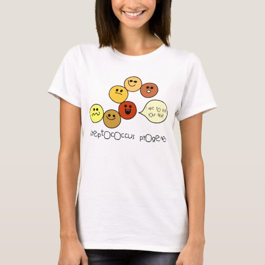 肉の食べ物 Tシャツ (正面)