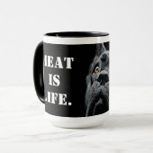 肉はライフマグ マグカップ (正面左)