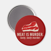 肉は殺人だ、おいしい殺人 マグネット (正面/裏面)