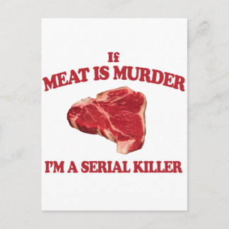 肉は殺人だ ポストカード