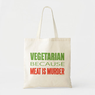 肉は殺人である – アンチ – 肉 トートバッグ