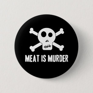 肉は殺人のボタン 缶バッジ