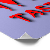 肉は殺人のポスタおもしろいーユーモア ポスター (角)