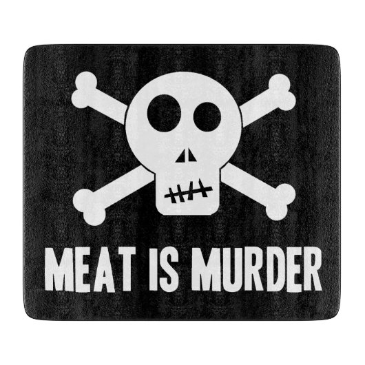 肉は殺人の裁き盤だ カッティングボード (正面)