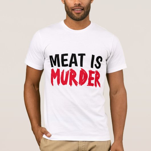 肉は殺人Tシャツ Tシャツ (正面)