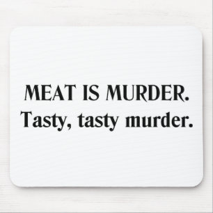 肉は殺害です マウスパッド