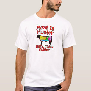 肉は殺害です。 風味がよく、風味がよい殺害 Tシャツ