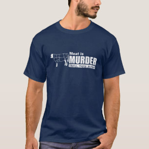 肉は殺害です Tシャツ
