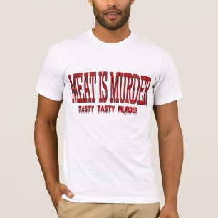 肉は殺害…です Tシャツ