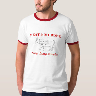 肉は殺害、風味がよく、風味がよいmu…です tシャツ