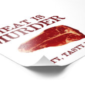 肉は美味しい殺人だ フォトプリント            (角)