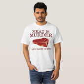 肉は風味がよい殺害です Tシャツ (正面フル)