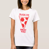 肉への切れ Tシャツ (正面)