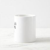 肉を切るのは私の表現方だ コーヒーマグカップ (中央)