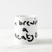 肉を造っている コーヒーマグカップ (中央)